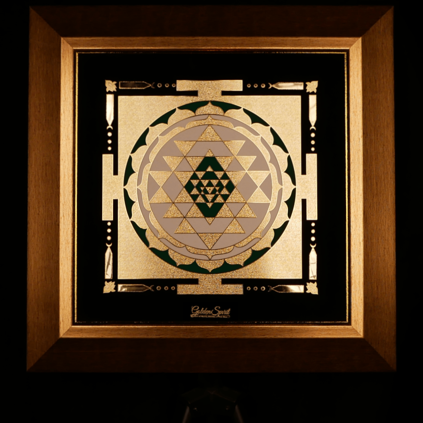 Golden Sri Yantra — 24K Gold Sacred Geometry