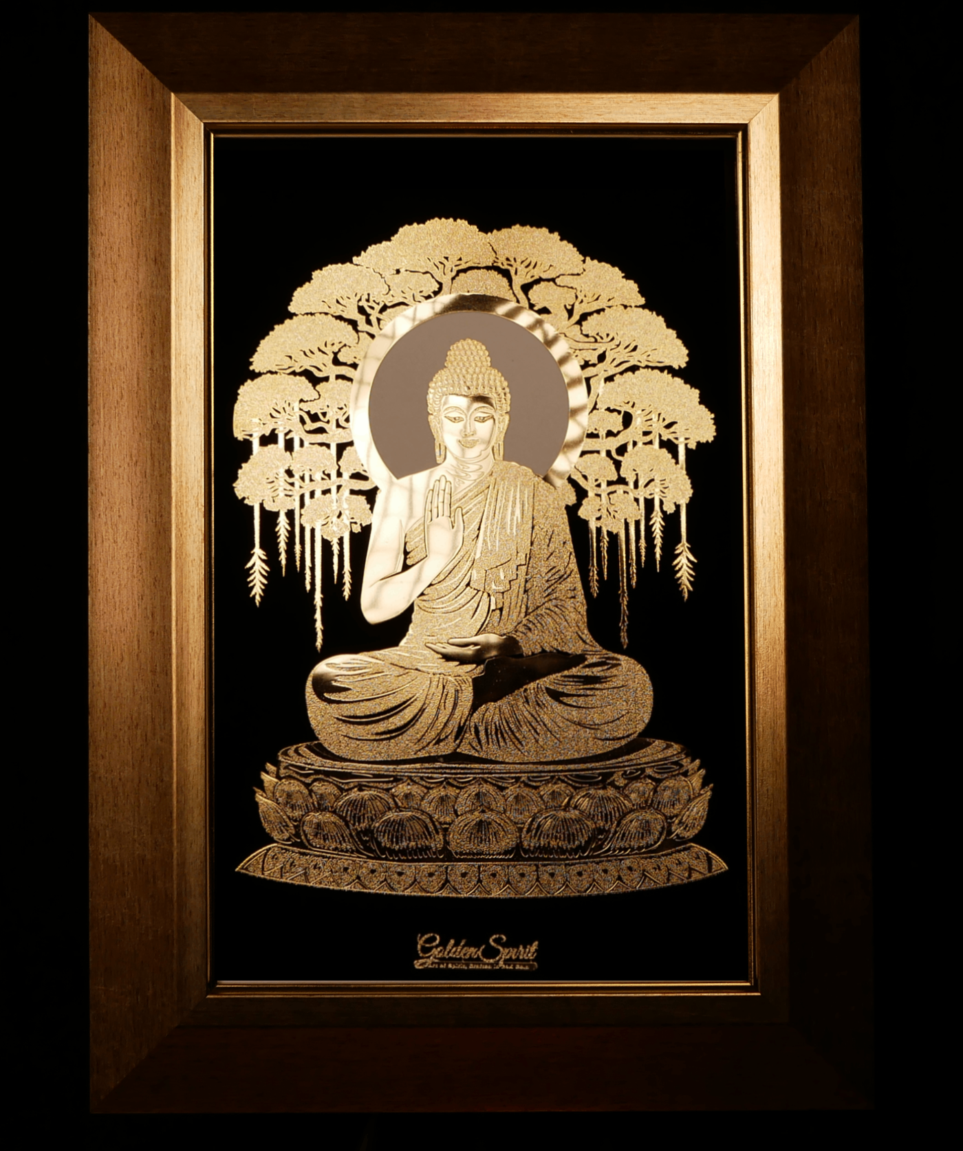 Golden Buddha - Art in 24K Gold